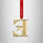 Elton John Golden E Icon Ornament